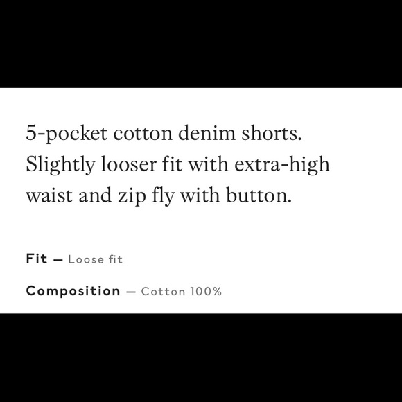 H&M denim shorts - Picture 5 of 5